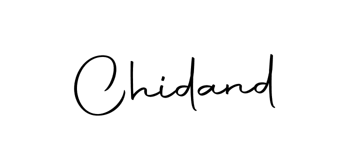 Make a beautiful signature design for name Chidand. With this signature (Autography-DOLnW) style, you can create a handwritten signature for free. Chidand signature style 10 images and pictures png