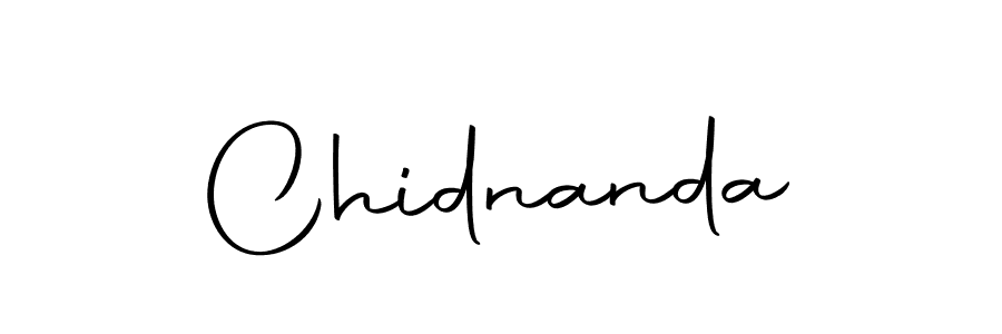 Make a beautiful signature design for name Chidnanda. Use this online signature maker to create a handwritten signature for free. Chidnanda signature style 10 images and pictures png