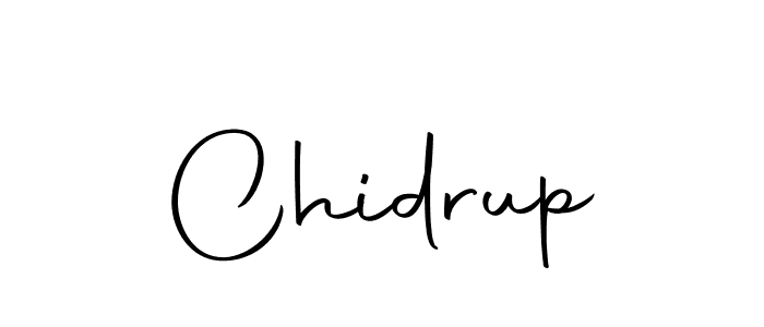 You should practise on your own different ways (Autography-DOLnW) to write your name (Chidrup) in signature. don't let someone else do it for you. Chidrup signature style 10 images and pictures png