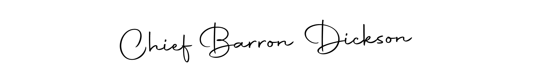 The best way (Autography-DOLnW) to make a short signature is to pick only two or three words in your name. The name Chief Barron Dickson  include a total of six letters. For converting this name. Chief Barron Dickson  signature style 10 images and pictures png