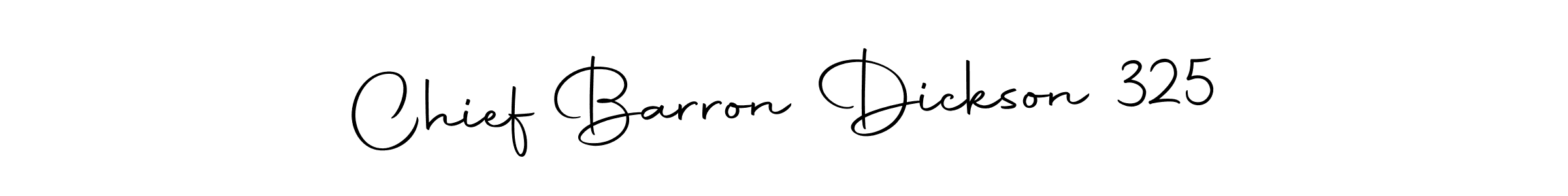 Make a beautiful signature design for name Chief Barron Dickson 325. Use this online signature maker to create a handwritten signature for free. Chief Barron Dickson 325 signature style 10 images and pictures png