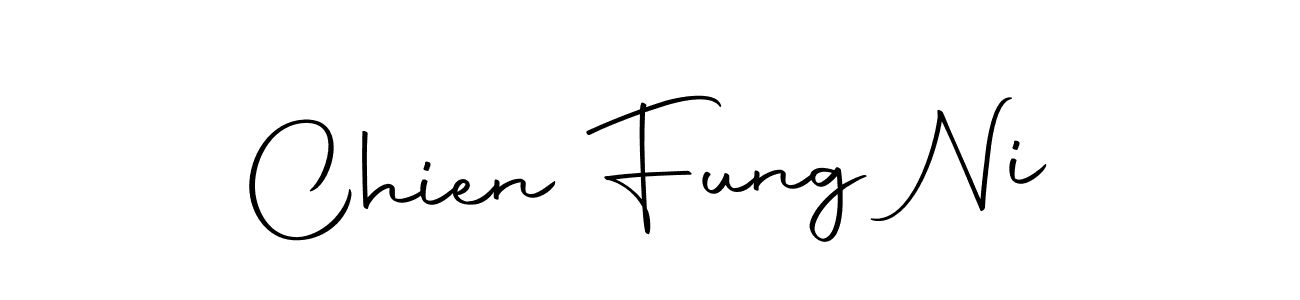 Make a beautiful signature design for name Chien Fung Ni. Use this online signature maker to create a handwritten signature for free. Chien Fung Ni signature style 10 images and pictures png