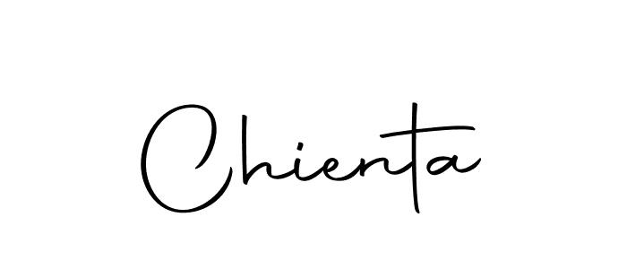 How to make Chienta signature? Autography-DOLnW is a professional autograph style. Create handwritten signature for Chienta name. Chienta signature style 10 images and pictures png