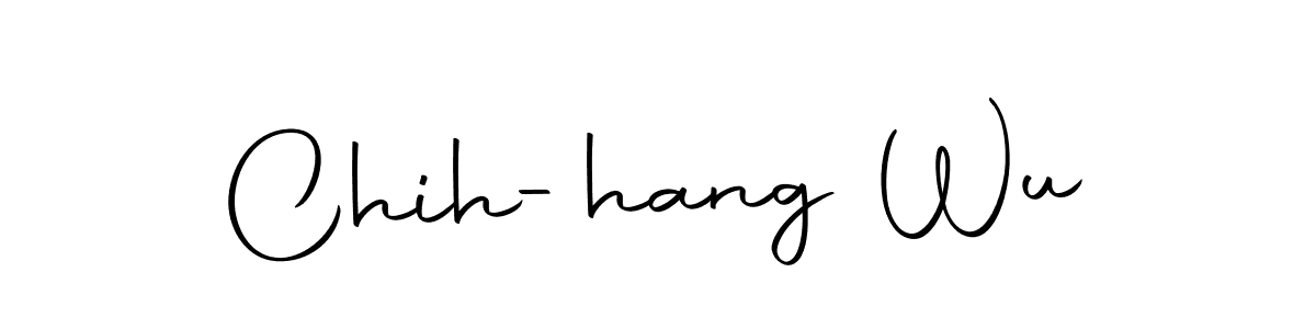 How to make Chih-hang Wu name signature. Use Autography-DOLnW style for creating short signs online. This is the latest handwritten sign. Chih-hang Wu signature style 10 images and pictures png