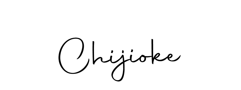 Design your own signature with our free online signature maker. With this signature software, you can create a handwritten (Autography-DOLnW) signature for name Chijioke. Chijioke signature style 10 images and pictures png