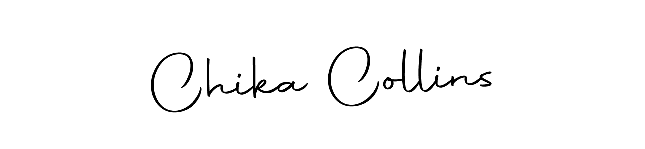 Here are the top 10 professional signature styles for the name Chika Collins. These are the best autograph styles you can use for your name. Chika Collins signature style 10 images and pictures png