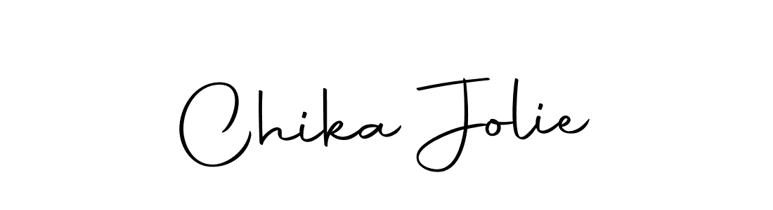 if you are searching for the best signature style for your name Chika Jolie. so please give up your signature search. here we have designed multiple signature styles  using Autography-DOLnW. Chika Jolie signature style 10 images and pictures png