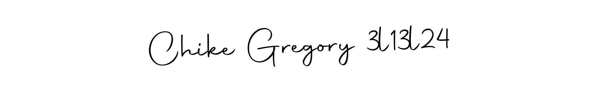 Autography-DOLnW is a professional signature style that is perfect for those who want to add a touch of class to their signature. It is also a great choice for those who want to make their signature more unique. Get Chike Gregory 3l13l24 name to fancy signature for free. Chike Gregory 3l13l24 signature style 10 images and pictures png