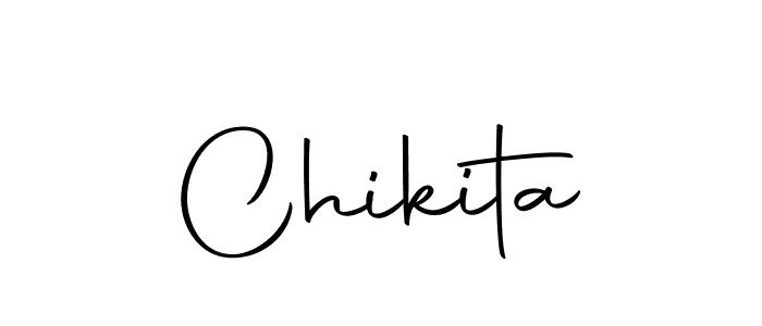 Create a beautiful signature design for name Chikita. With this signature (Autography-DOLnW) fonts, you can make a handwritten signature for free. Chikita signature style 10 images and pictures png