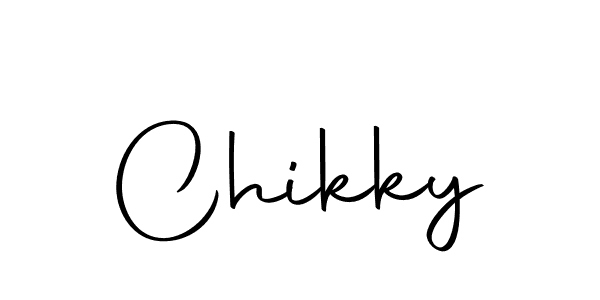 Chikky stylish signature style. Best Handwritten Sign (Autography-DOLnW) for my name. Handwritten Signature Collection Ideas for my name Chikky. Chikky signature style 10 images and pictures png