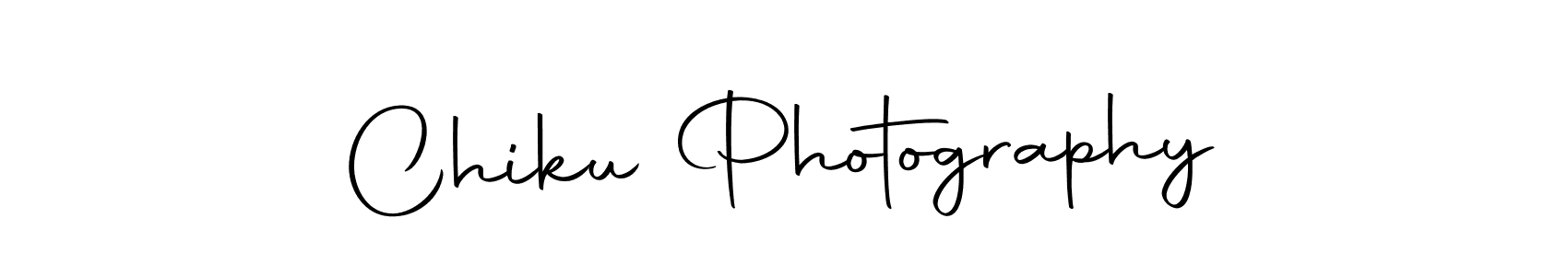 How to make Chiku Photography name signature. Use Autography-DOLnW style for creating short signs online. This is the latest handwritten sign. Chiku Photography signature style 10 images and pictures png