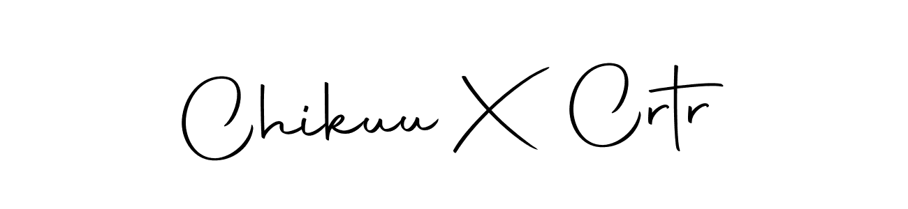 How to make Chikuu X Crtr name signature. Use Autography-DOLnW style for creating short signs online. This is the latest handwritten sign. Chikuu X Crtr signature style 10 images and pictures png