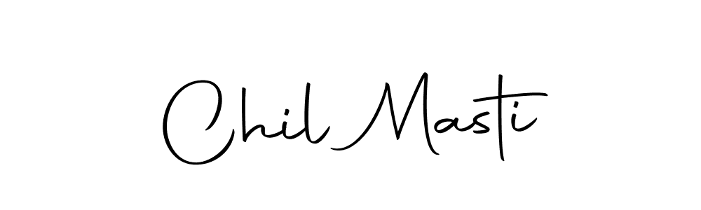 You should practise on your own different ways (Autography-DOLnW) to write your name (Chil Masti) in signature. don't let someone else do it for you. Chil Masti signature style 10 images and pictures png