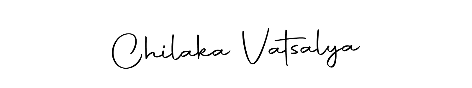if you are searching for the best signature style for your name Chilaka Vatsalya. so please give up your signature search. here we have designed multiple signature styles  using Autography-DOLnW. Chilaka Vatsalya signature style 10 images and pictures png