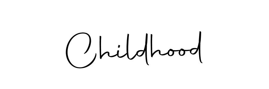 if you are searching for the best signature style for your name Childhood. so please give up your signature search. here we have designed multiple signature styles  using Autography-DOLnW. Childhood signature style 10 images and pictures png