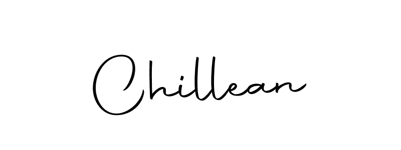 Make a beautiful signature design for name Chillean. With this signature (Autography-DOLnW) style, you can create a handwritten signature for free. Chillean signature style 10 images and pictures png