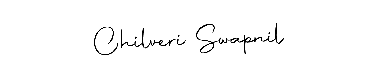 if you are searching for the best signature style for your name Chilveri Swapnil. so please give up your signature search. here we have designed multiple signature styles  using Autography-DOLnW. Chilveri Swapnil signature style 10 images and pictures png