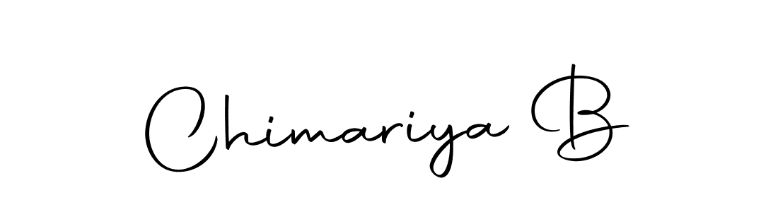 How to make Chimariya B signature? Autography-DOLnW is a professional autograph style. Create handwritten signature for Chimariya B name. Chimariya B signature style 10 images and pictures png