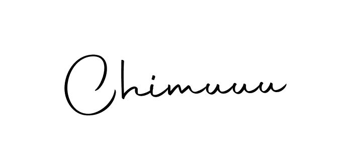 Design your own signature with our free online signature maker. With this signature software, you can create a handwritten (Autography-DOLnW) signature for name Chimuuu. Chimuuu signature style 10 images and pictures png