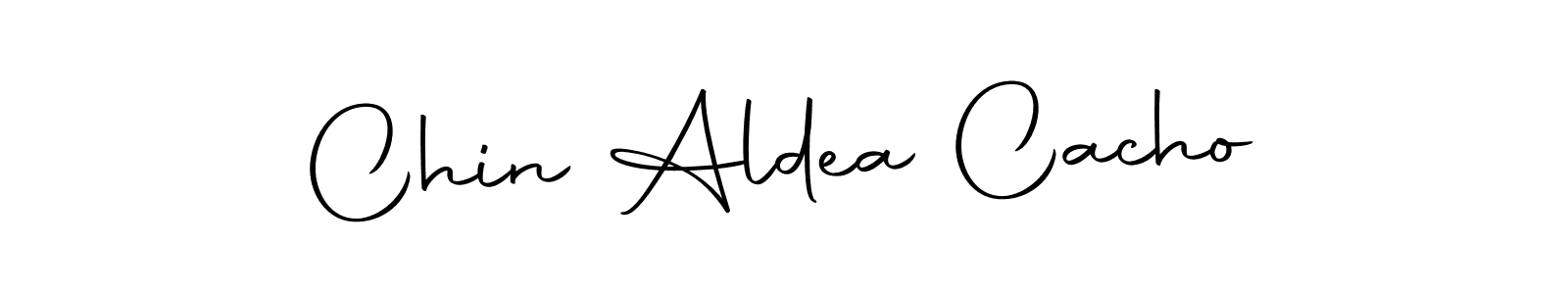 How to make Chin Aldea Cacho name signature. Use Autography-DOLnW style for creating short signs online. This is the latest handwritten sign. Chin Aldea Cacho signature style 10 images and pictures png