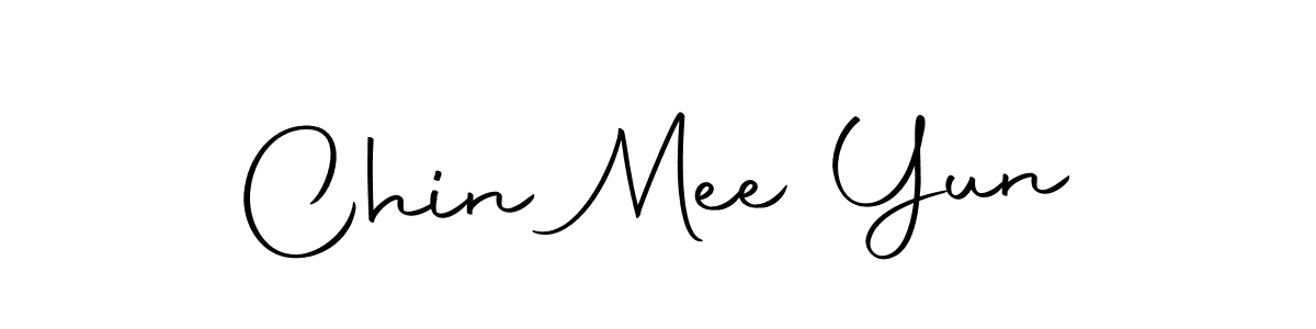 Autography-DOLnW is a professional signature style that is perfect for those who want to add a touch of class to their signature. It is also a great choice for those who want to make their signature more unique. Get Chin Mee Yun name to fancy signature for free. Chin Mee Yun signature style 10 images and pictures png