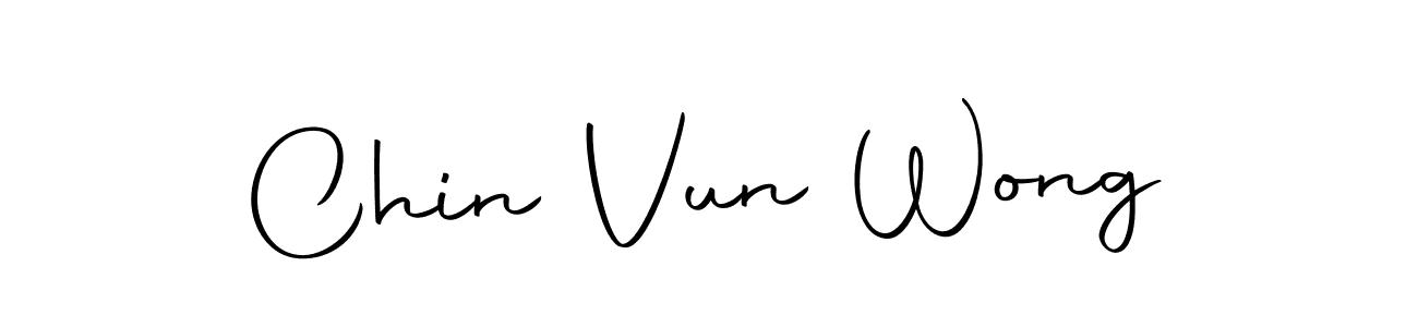 Create a beautiful signature design for name Chin Vun Wong. With this signature (Autography-DOLnW) fonts, you can make a handwritten signature for free. Chin Vun Wong signature style 10 images and pictures png