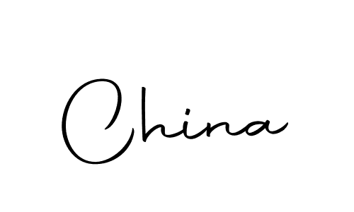 You should practise on your own different ways (Autography-DOLnW) to write your name (China) in signature. don't let someone else do it for you. China signature style 10 images and pictures png