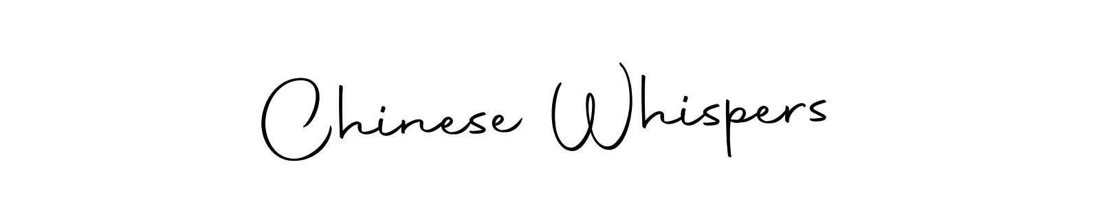 Similarly Autography-DOLnW is the best handwritten signature design. Signature creator online .You can use it as an online autograph creator for name Chinese Whispers. Chinese Whispers signature style 10 images and pictures png