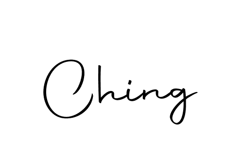 Make a beautiful signature design for name Ching. With this signature (Autography-DOLnW) style, you can create a handwritten signature for free. Ching signature style 10 images and pictures png