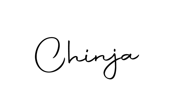 Design your own signature with our free online signature maker. With this signature software, you can create a handwritten (Autography-DOLnW) signature for name Chinja. Chinja signature style 10 images and pictures png