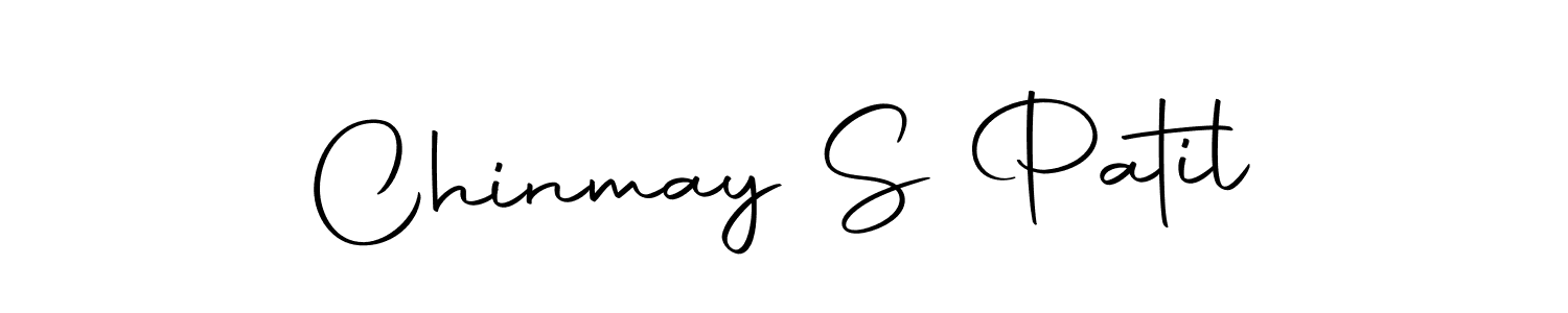 Design your own signature with our free online signature maker. With this signature software, you can create a handwritten (Autography-DOLnW) signature for name Chinmay S Patil. Chinmay S Patil signature style 10 images and pictures png
