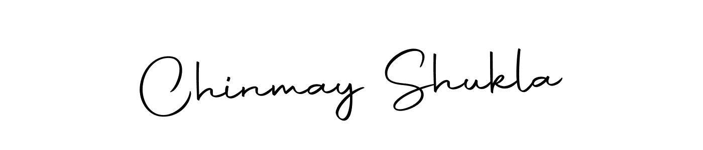 How to make Chinmay Shukla name signature. Use Autography-DOLnW style for creating short signs online. This is the latest handwritten sign. Chinmay Shukla signature style 10 images and pictures png