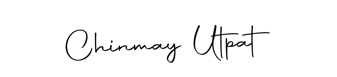 You should practise on your own different ways (Autography-DOLnW) to write your name (Chinmay Utpat) in signature. don't let someone else do it for you. Chinmay Utpat signature style 10 images and pictures png