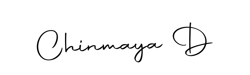 Use a signature maker to create a handwritten signature online. With this signature software, you can design (Autography-DOLnW) your own signature for name Chinmaya D. Chinmaya D signature style 10 images and pictures png