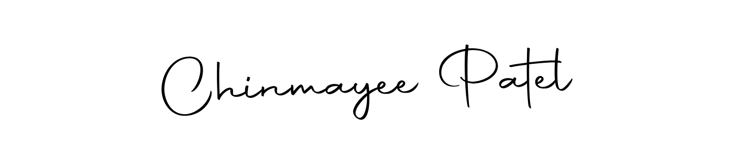 Design your own signature with our free online signature maker. With this signature software, you can create a handwritten (Autography-DOLnW) signature for name Chinmayee Patel. Chinmayee Patel signature style 10 images and pictures png