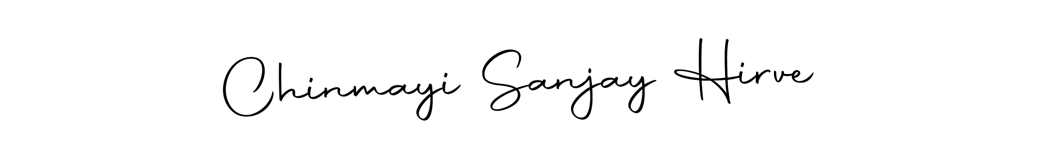 Create a beautiful signature design for name Chinmayi Sanjay Hirve. With this signature (Autography-DOLnW) fonts, you can make a handwritten signature for free. Chinmayi Sanjay Hirve signature style 10 images and pictures png