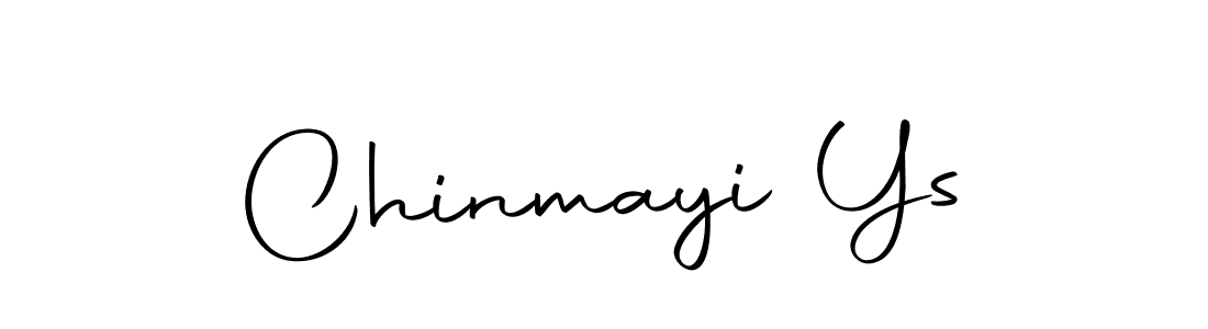 Design your own signature with our free online signature maker. With this signature software, you can create a handwritten (Autography-DOLnW) signature for name Chinmayi Ys. Chinmayi Ys signature style 10 images and pictures png