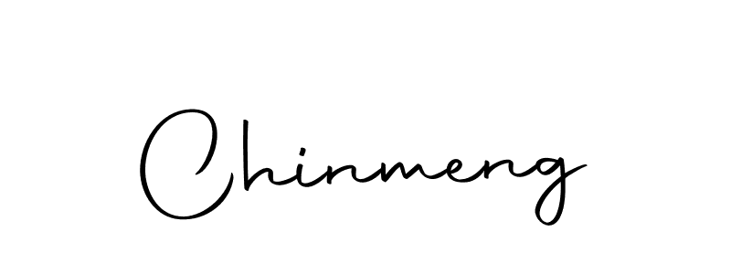 How to make Chinmeng name signature. Use Autography-DOLnW style for creating short signs online. This is the latest handwritten sign. Chinmeng signature style 10 images and pictures png