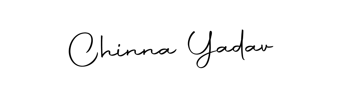 Make a beautiful signature design for name Chinna Yadav. Use this online signature maker to create a handwritten signature for free. Chinna Yadav signature style 10 images and pictures png