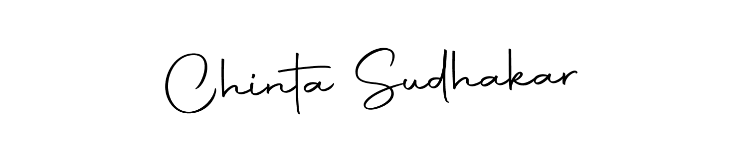 Make a short Chinta Sudhakar signature style. Manage your documents anywhere anytime using Autography-DOLnW. Create and add eSignatures, submit forms, share and send files easily. Chinta Sudhakar signature style 10 images and pictures png