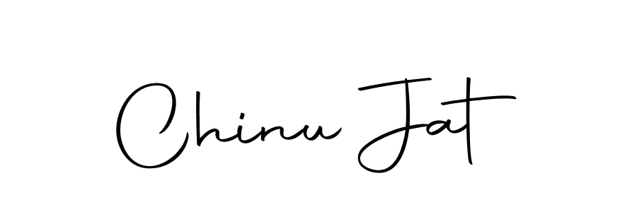 Chinu Jat stylish signature style. Best Handwritten Sign (Autography-DOLnW) for my name. Handwritten Signature Collection Ideas for my name Chinu Jat. Chinu Jat signature style 10 images and pictures png