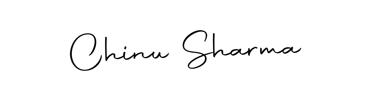 Make a beautiful signature design for name Chinu Sharma. With this signature (Autography-DOLnW) style, you can create a handwritten signature for free. Chinu Sharma signature style 10 images and pictures png