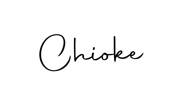 Use a signature maker to create a handwritten signature online. With this signature software, you can design (Autography-DOLnW) your own signature for name Chioke. Chioke signature style 10 images and pictures png