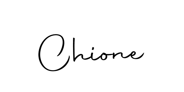 Create a beautiful signature design for name Chione. With this signature (Autography-DOLnW) fonts, you can make a handwritten signature for free. Chione signature style 10 images and pictures png