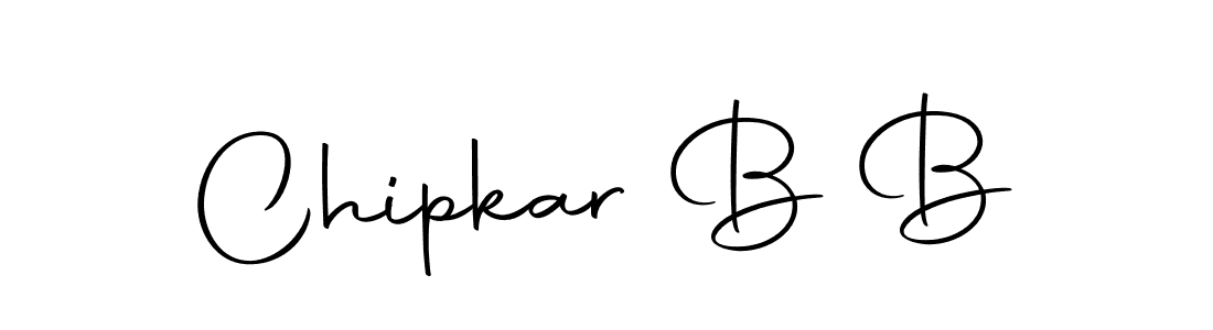 Design your own signature with our free online signature maker. With this signature software, you can create a handwritten (Autography-DOLnW) signature for name Chipkar B B. Chipkar B B signature style 10 images and pictures png