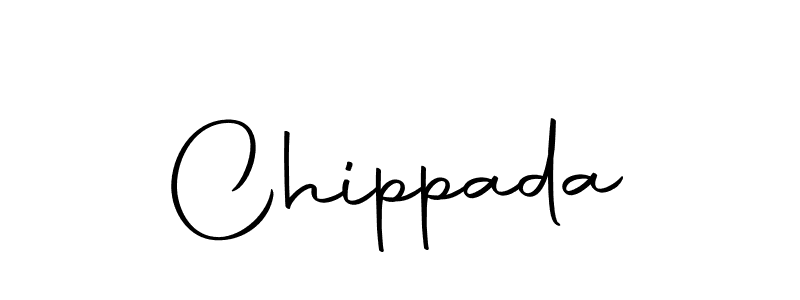 Design your own signature with our free online signature maker. With this signature software, you can create a handwritten (Autography-DOLnW) signature for name Chippada. Chippada signature style 10 images and pictures png