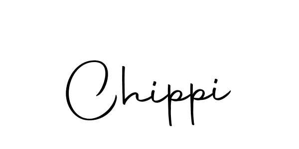 Use a signature maker to create a handwritten signature online. With this signature software, you can design (Autography-DOLnW) your own signature for name Chippi. Chippi signature style 10 images and pictures png