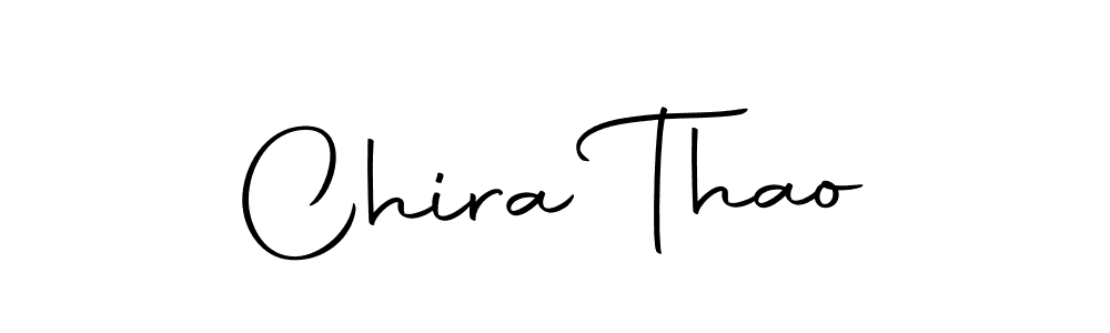 Create a beautiful signature design for name Chira Thao. With this signature (Autography-DOLnW) fonts, you can make a handwritten signature for free. Chira Thao signature style 10 images and pictures png