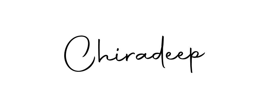 Make a beautiful signature design for name Chiradeep. Use this online signature maker to create a handwritten signature for free. Chiradeep signature style 10 images and pictures png