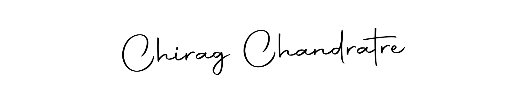 How to make Chirag Chandratre name signature. Use Autography-DOLnW style for creating short signs online. This is the latest handwritten sign. Chirag Chandratre signature style 10 images and pictures png